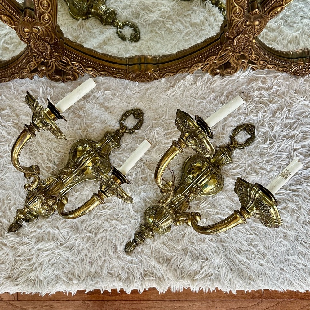 Elegant Gold Wall Sconces
